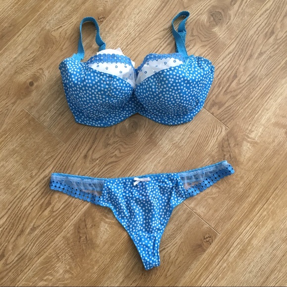 Panache Other - PANACHE CLEO Polka Dot Bra + Thong set.